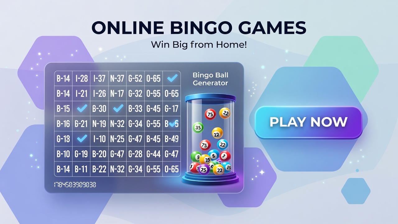 Online bingo platform interface showing multiple game rooms and number grids