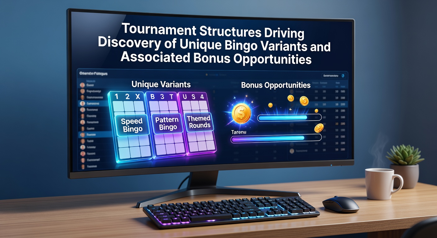 Bingo tournament players engaging with different game variants on digital platforms
